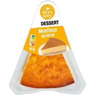 Carrefour bon appétit moelleux au citron 90g