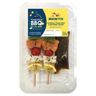 Barquette brochette saumon colin encornet geant marinade thyn citron 220g