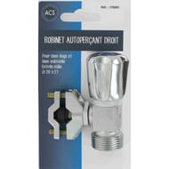 Tréfilaction robinet autoperçant droit entrée mâle 20x27