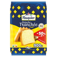 Brioche Pasquier brioche tranchée 2x450g 2ème à -50%