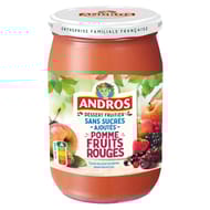 Andros pomme fruits rouges 650g