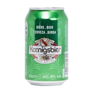 Koenisgbier canette bière blonde 33cl 4%vol