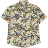 Chemise manches courtes aop fleurs BEIGE AOP XXL