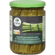 Carrefour extra fagots de haricots verts 220g