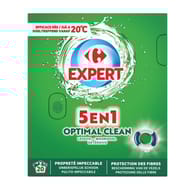 Carrefour expert optimal clean lessive liquide doses 5 en 1 x20