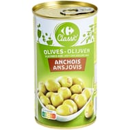 Carrefour classic' olives farce aux anchois 150g
