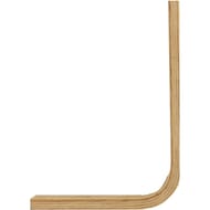 Tréfilaction console équerre bois 180x150mm