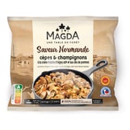Magda cèpes & champignons à la crème fraîche d'Isigny et aux dés de pommes 300g