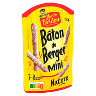 Justin Bridou bâton de Berger mini nature 80g