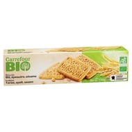 Carrefour bio biscuit blé épeautre sésame 170g