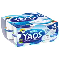 Yaos le yaourt à la grecque nature 8x125g