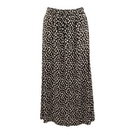Jupe longue femme BLACK/BLANC AOP T52