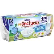 Nestle mini p'tit onctueux croissance nature dès 6 mois - 6x50g - 300g