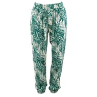 Pantalon femme GREEN AOP LEAF T52