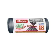 Alfapac sacs poubelle 40l maxi-poids recycles à lien large économie 15