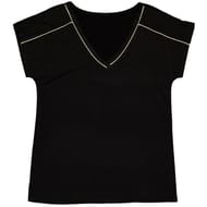 Tee shirt manches courtes femme NOIR 50\52