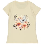 Tee shirt manches courtes femme SANDSHELL PAPILLON 50\52
