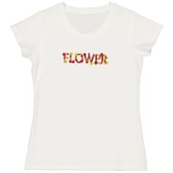 Tee shirt manches courtes femme ECRU FLOWER 50\52