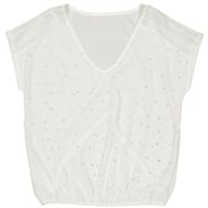 Tee shirt manches courtes femme ECRU 0257 46\48