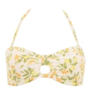 Soutien gorge bandeau souple menton BLANC T42