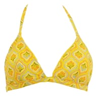 Triangle réversible majolique JAUNE T42