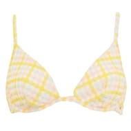 Soutien gorge triangle armatures maquis BLANC 90D