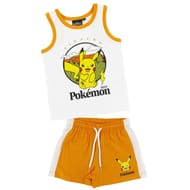Ensemble plage licence BLANC/ORANGE PIKACHU 10 ANS