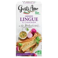 Gusti amo bio gressin lingue à l'oignon bio 110g
