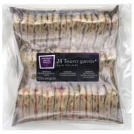 Toasts garnis pain polaire x24  270g carrefour sélection