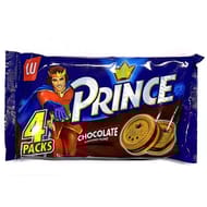 Lu prince fourré chocolat 4 x 60 g