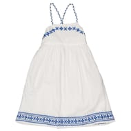 Robe bretelles WHITE 4 ANS