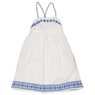 Robe bretelles WHITE 10 ANS