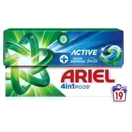 Ariel tout en 1 pods détergent active 19 doses