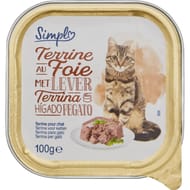Simpl terrine pour chat au foie 100g