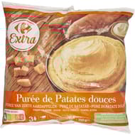 Carrefour extra purée de patates douces crème fraîche 750g