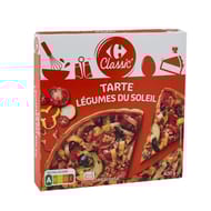 Carrefour classic tarte légumes du soleil 400g