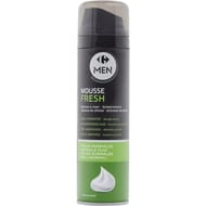 Carrefour men mousse à raser fresh peaux normale 250ml