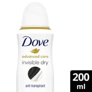 Dove advanced déodorant invisible dry aérosol 200ml