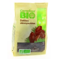 Datte Deglet Nour denoyautées moelleuses 250g Carrefour BIO