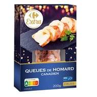 Carrefour extra queues de homard Canadien 200g
