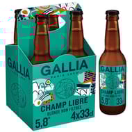 Gallia champ libre basket pack 4x33cl Vol.5.8%