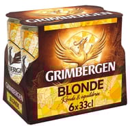 Grimbergen blonde can 6x33cl Vol.6.7%