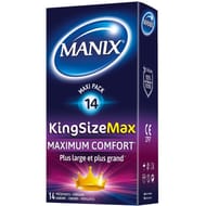 Manix préservatifs king size max  x14