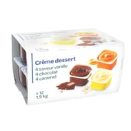 Crème dessert panaché 12x125g