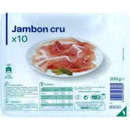 Jambon cru 200g