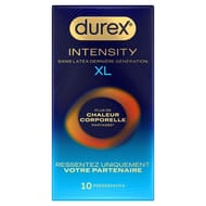 Durex préservatifs intensity xl x10