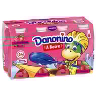 Danonino à boire saveur fraise framboise 8x100g