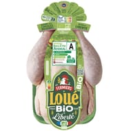 Loué poulet blanc fermier bio