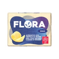Flora 100% végétal doux plaquette 250g