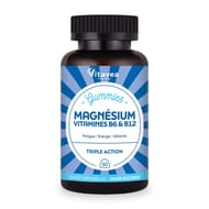 Vitavea gummies magnésium vitamines b6 b12 goût groseille